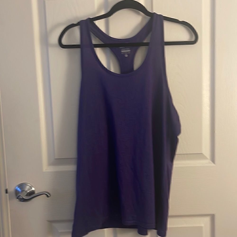 Nike racer back tank top size XL purple